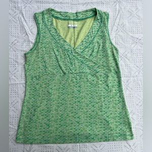 Columbia Omni-Freeze Green Womens Sleeveless Tank Size Large